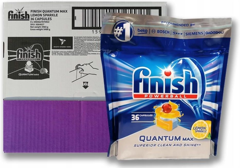 Finish Quantum Max 36szt. Kostki/Tabletki Lemon Opinie i atrakcyjne