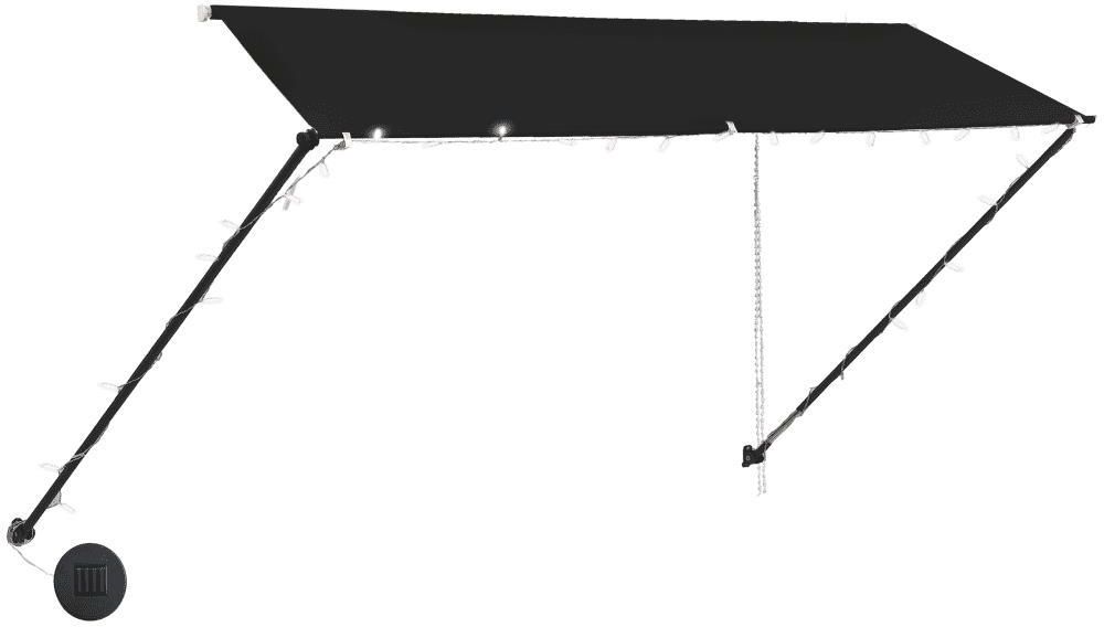 Vidaxl Markiza Z Led 300X150 Antracytowa - zdjęcie 5 Vidaxl Markiza Z Led 300X150 Antracytowa