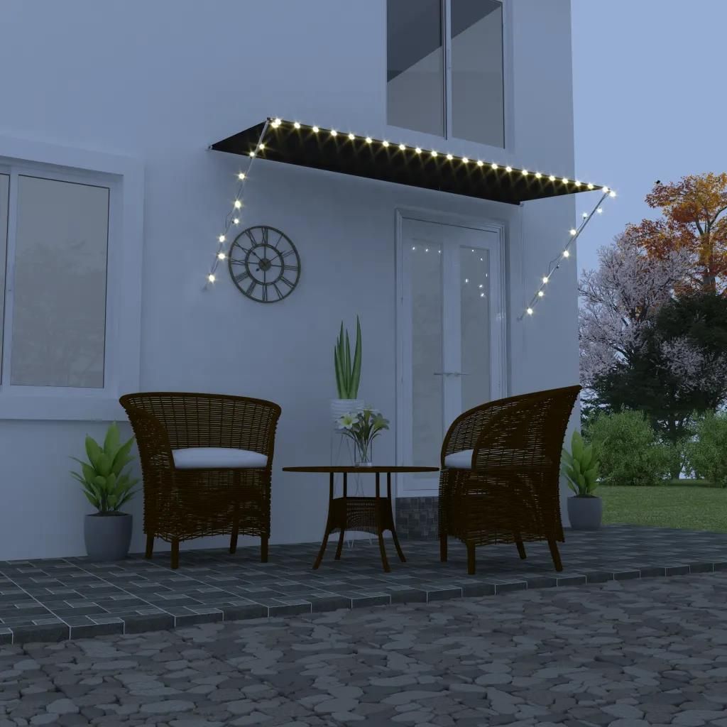 Vidaxl Markiza Z Led 300X150 Antracytowa - zdjęcie 6 Vidaxl Markiza Z Led 300X150 Antracytowa