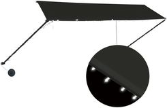 Zdjęcie vidaXL Markiza Z Led 350X150 Antracytowa - Reda