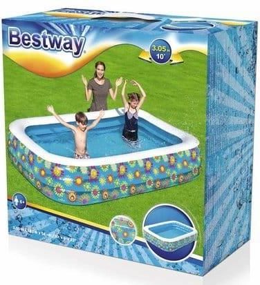 Bestway Basen Dmuchany Familijny Prostokątny 305x183x56 54121