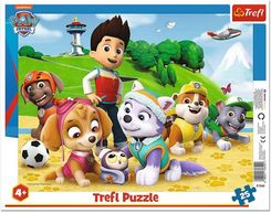 Zdjęcie Trefl Puzzle ramkowe 25el. Psi Patrol Na Tropie 31344 - Łańcut