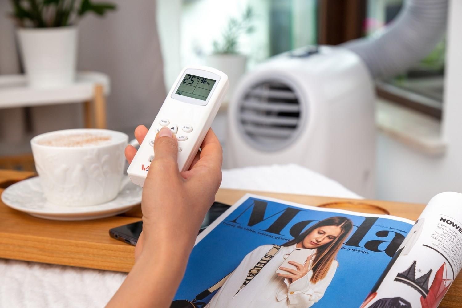 miniエアコン Klimatyzator Przenośny Welltec ACH1414PRO Dwururowy - ceny