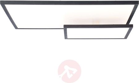 Lampa sufitowa LED Bility prostokątna czarna ramka