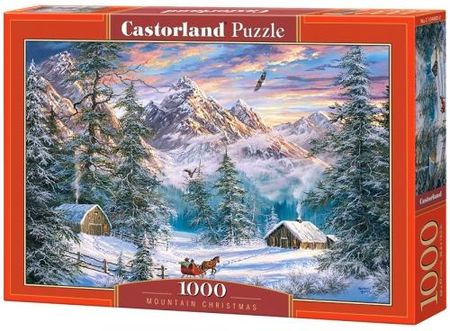 Castorland Puzzle Zima W Górach O Zachodzie 1000El.