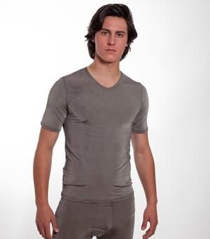 T-shirt dla mężczyzn leczniczy na azs PADYCARE pokryty w 100% srebrem Padycare mężczyźni S ; EU 44-46 ; UK 34-36