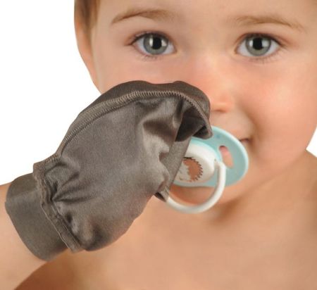 Rękawiczki niemowlęce lecznicze na azs PADYCARE pokryte w 100% srebrem 2szt. w opk. Padycare niemowlęta EU 62/68 ; UK 0-3 miesięcy