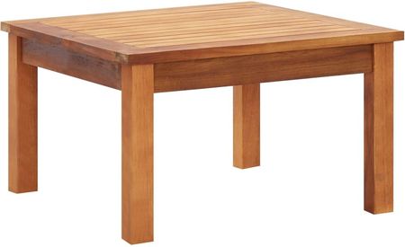 Ogrodowy stolik kawowy 60x60x36 cm lite drewno akacjowe