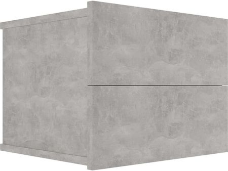 Szafka nocna betonowy szary 40x30x30 cm płyta wiórowa