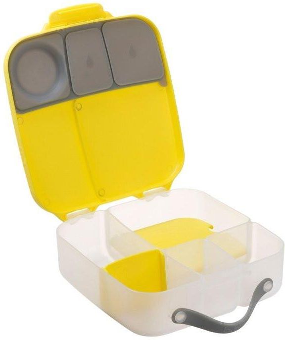 B.Box Lunchbox Pojemnik Śniadaniówka Żółty Lemon Sherbet - zdjęcie 4 B.Box Lunchbox Pojemnik Śniadaniówka Żółty Lemon Sherbet