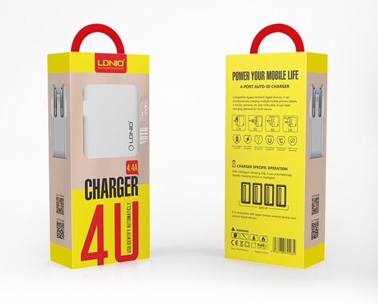 Ładowarka do telefonu Ldnio 4X Usb 4,4A (A4403) Opinie i Szybka ładowarka sieciowa LDNIO A4403 4x USB 4,4A fast charge