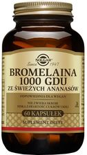 Solgar Bromelaina 1000Gdu Ze Świeżych Ananasów 60 Kaps - Suplementy na odchudzanie