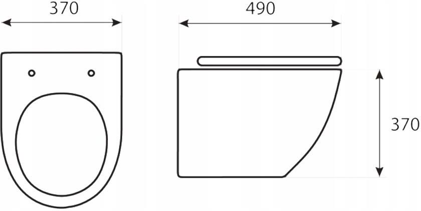 Geberit Zestaw Duofix Concept Stelaż Podtynkowy Do Wc Z Przyciskiem Sigma01 Czarny + Miska Wc Z Deską