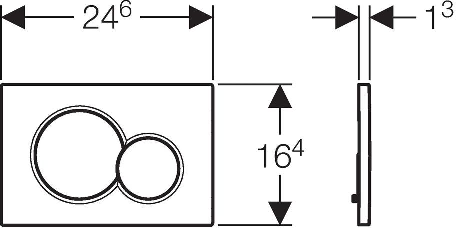Geberit Zestaw Duofix Concept Stelaż Podtynkowy Do Wc Z Przyciskiem Sigma01 Czarny + Miska Wc Z Deską - zdjęcie 9 Geberit Zestaw Duofix Concept Stelaż Podtynkowy Do Wc Z Przyciskiem Sigma01 Czarny + Miska Wc Z Deską