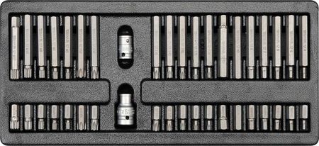 Yato zestaw narzędzi do szuflady 40 cz. - klucze trzpieniowe - bity YT-5538