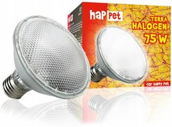 HapPet Żarówka halogenowa grzewcza 75W Uva - Ogrzewanie i oświetlenie terrarium