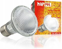HapPet Żarówka halogenowa grzewcza 50W Uva - Ogrzewanie i oświetlenie terrarium