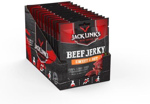 Jack Links Suszona Wołowina Ostre I Słodkie Beef Jerky 25 G - zdjęcie 1 Jack Links Suszona Wołowina Ostre I Słodkie Beef Jerky 25 G