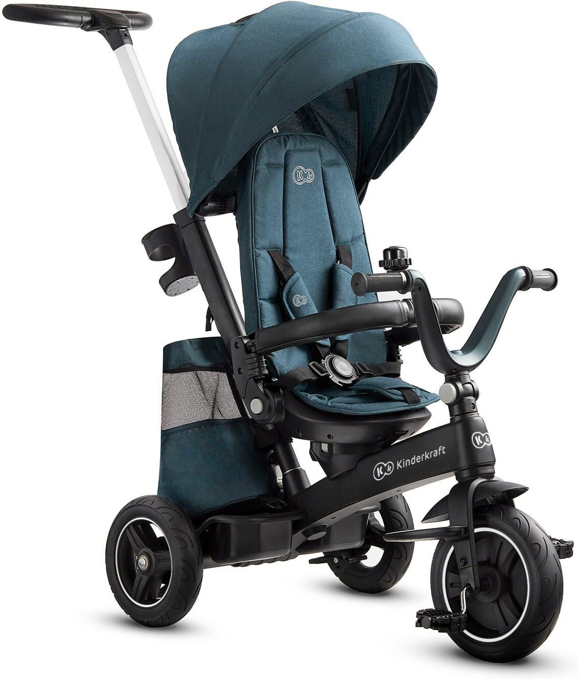 Kinderkraft Rowerek trójkołowy EASYTWIST zielony - zdjęcie 3 Kinderkraft Rowerek trójkołowy EASYTWIST zielony