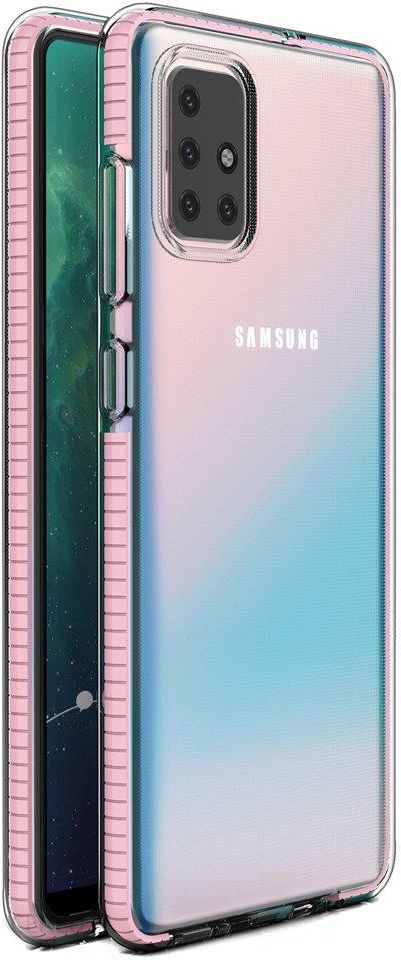 Spring Case Zelowe Etui Z Kolorowa Ramka Do Samsung Galaxy A71 Jasnorozowy Etui Na Telefon Ceny I Opinie Ceneo Pl