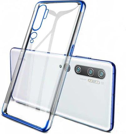 Hurtel Clear Color case żelowe etui z metaliczną ramką Xiaomi Mi Note 10 / Mi Note 10 Pro / Mi CC9 Pro niebieski 
