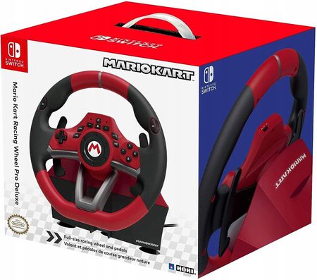 マリオ商品(Switch対応) Kierownica Hori Switch Mario Kart Racing Wheel Pro Deluxe
