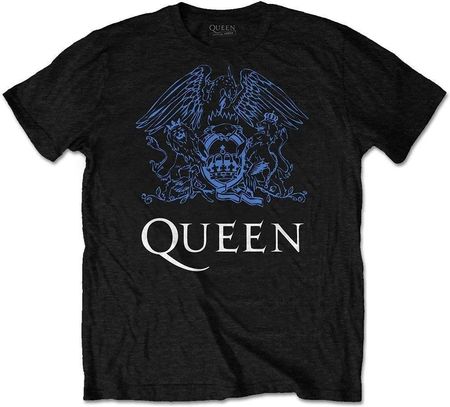 Queen Unisex Tee Blue Crest L