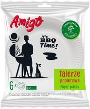 Zdjęcie Amigo Eco Friendly Talerze Papierowe Duże 230Mm 6Szt - Złotoryja