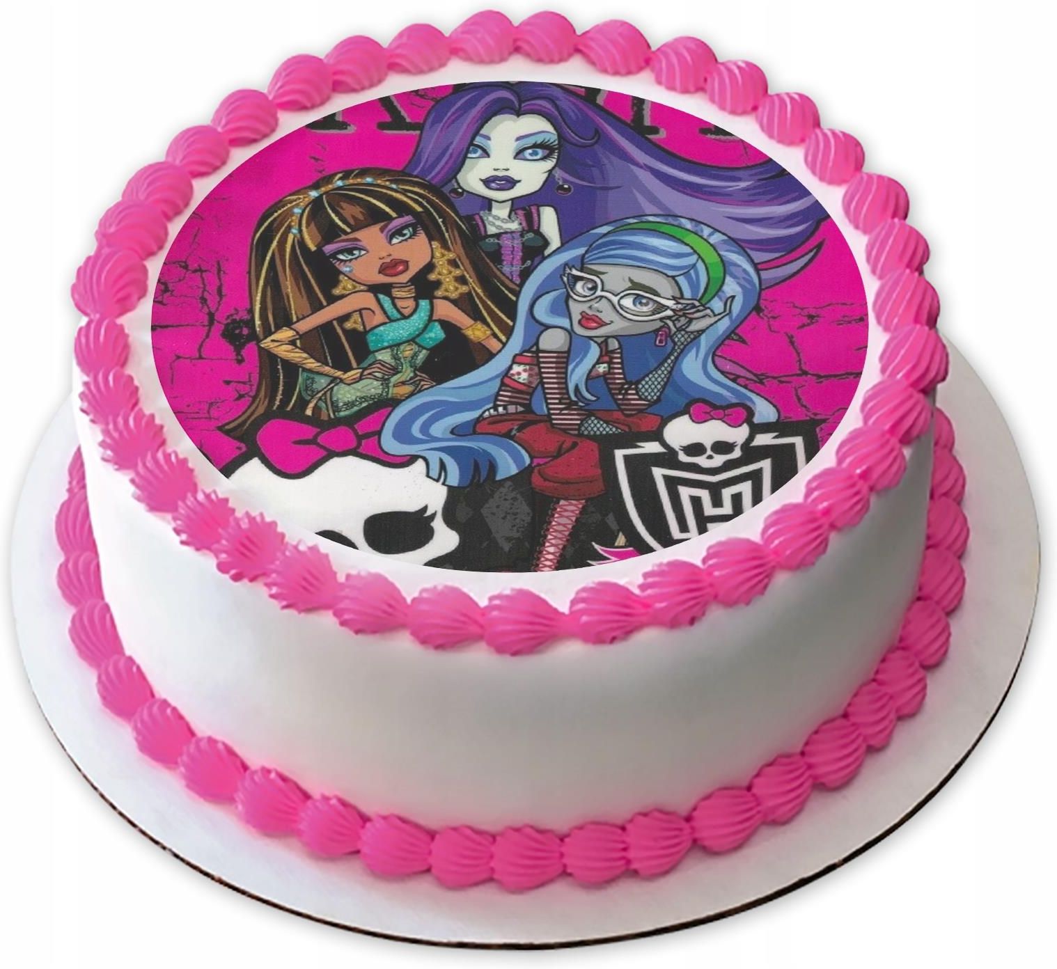 Monster High Dekoracja Oplatek Na Tort 20cm Ceny I Opinie Ceneo Pl