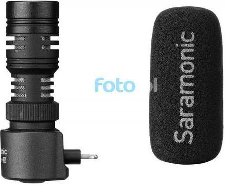 Mikrofon pojemnościowy Saramonic SmartMic+ Di do smartfonów ze złączem Lightning