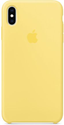 Apple Silikonowe Etui Case iPhone XS Canary Yellow