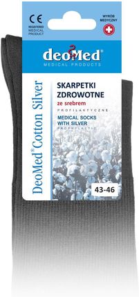 Jjw Deomed Skarpetki Deomed Cotton Silver