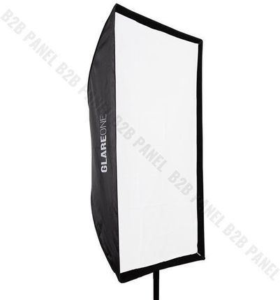 Softbox prostokątny GlareOne Parasolkowy 80x120 cm z dyfozorem do lamp reporterskich