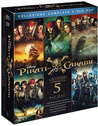 Pirates of the Caribbean 1-5: Collection (Piraci z Karaibów 1-5: Kolekcja) [5xBlu-Ray]