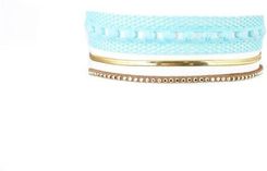 Zdjęcie NASZYJNIK CHOKER KORONKA - NIEBIESKI N520N - Radziejów