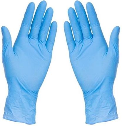 Rękawice Nitrylowe Niebieskie L  8% Vat 200 Szt