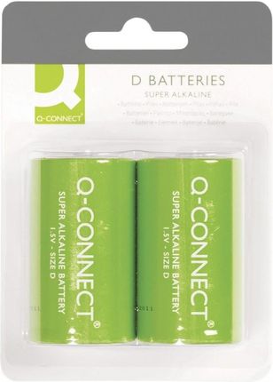Baterie super-alkaliczne Q-CONNECT D, LR20, 1,5V, 2szt.