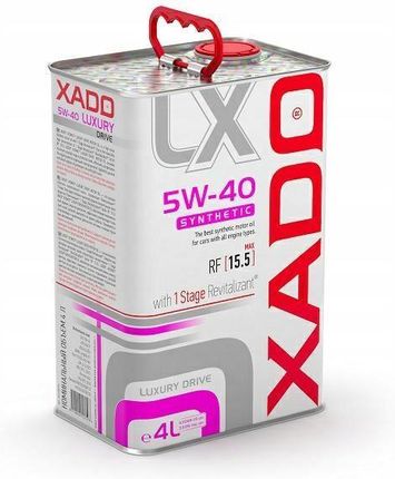Olej XADO Luxury Drive 5W40 4 litry