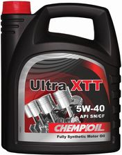 Zdjęcie Olej syntetyczny CHEMPIOIL UltraA XTT 5W40 4 litry - Gniezno