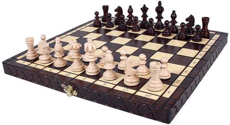 Sunrise Chess & Games Szachy Drewniane Olimpijskie 36 Cm