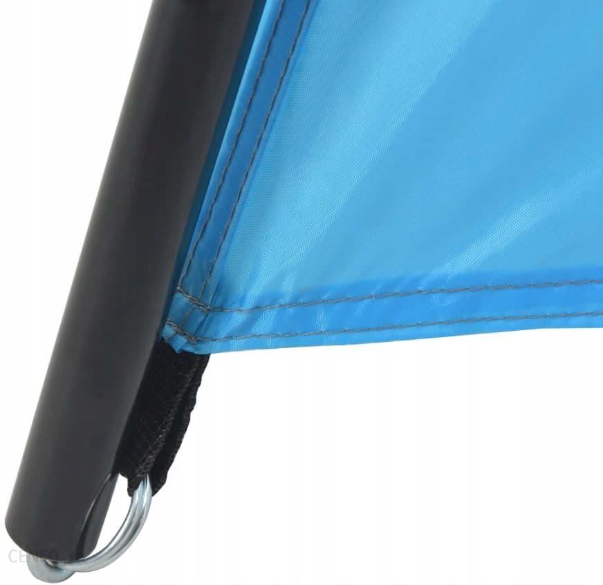 vidaXL Namiot do basenów, tkanina, 500 cm, niebieski