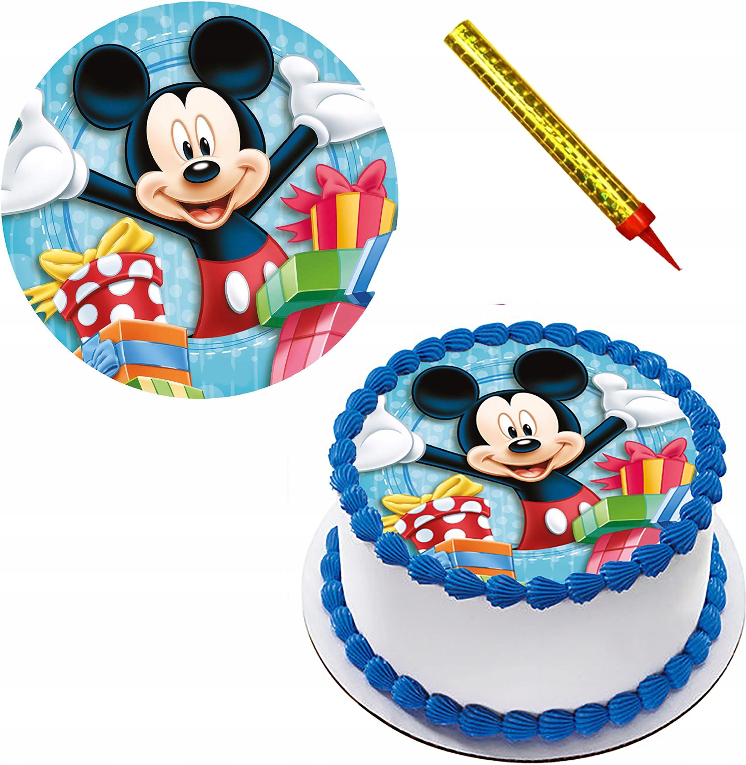 Oplatek Na Tort 30cm Myszka Mickey Fontanna Gratis Ceny I Opinie Ceneo Pl