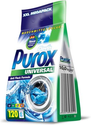 Purox Proszek Do Prania Uniwersalny 10KG 120PRAŃ