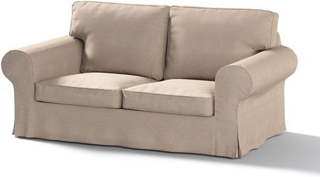 Dekoria Pokrowiec na sofę Ektorp 2 osobową rozkładaną beżowo szary 200×90×73 cm Etna