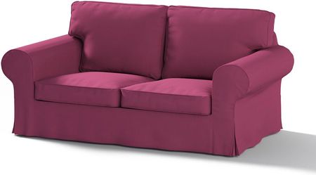 Dekoria Pokrowiec na sofę Ektorp 2 osobową rozkładaną Plum (śliwkowy) 200×90×73 cm Cotton Panama