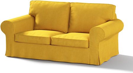 Dekoria Pokrowiec na sofę Ektorp 2 osobową rozkładaną musztardowy szenil 200×90×73 cm Etna