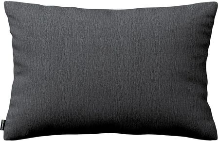 Dekoria Poszewka Kinga na poduszkę prostokątną grafitowy szenil 60×40 cm Chenille
