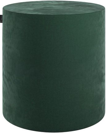 Dekoria Puf Barrel ciemny zielony 40 wys. 40 cm Velvet