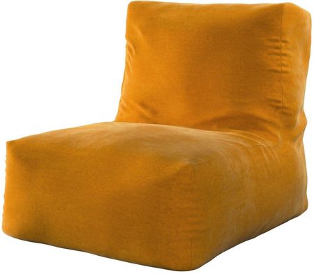 Dekoria Pufa fotel miodowy 67×31×75 cm Velvet