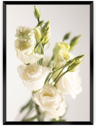 Dekoria Plakat Elegant Flowers 21× 30 cm Ramka: Czarna